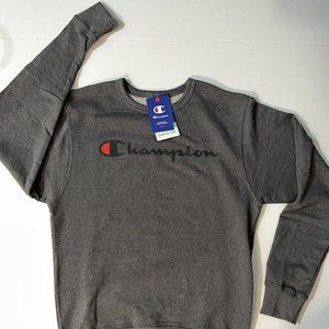 Champion Athletic wear Graphic Crewneck Sweatshirt GF88H-0OC Grey, Size Small